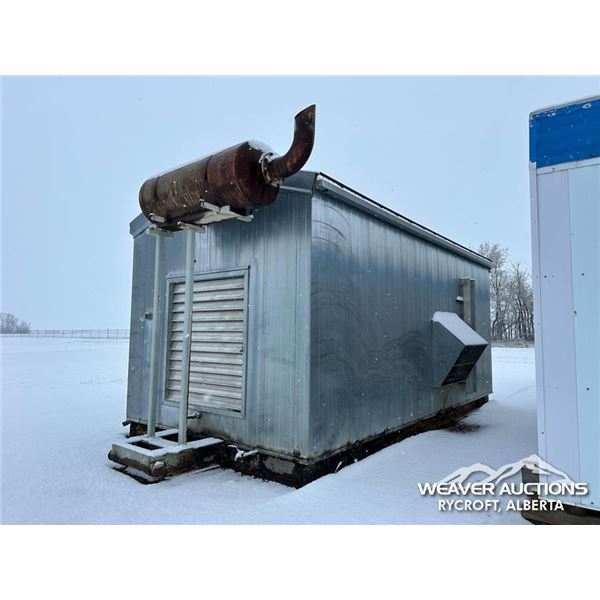SKIDDED 400 KW CATERPILLAR V12 GENERATOR