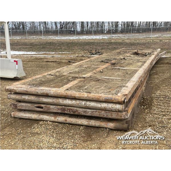 (4) 8 X 40 FT. RIG MATS