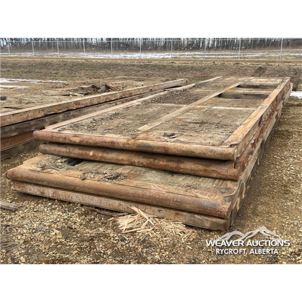 (2) 8 X 40 FT. RIG MATS & (2) 8 X 32 FT. RIG MATS