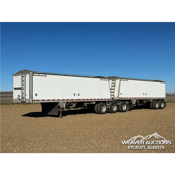 2012 WILSON SUPER B-TRAIN ALUMINUM GRAIN TRAILER