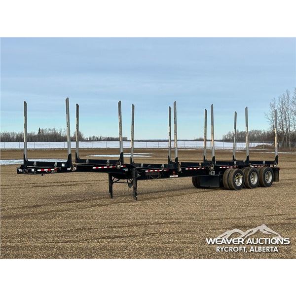 2021 DOEPKER 53 FT. TRIDEM HAYRACK LOG TRAILER