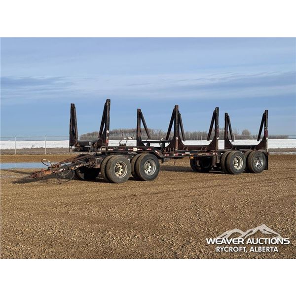2013 ANSER 30 FT. QUAD/A SHORT WOOD LOG TRAILER