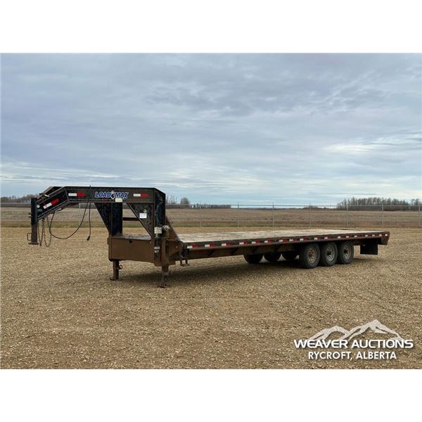 2014 LOAD MAX TRIDEM 5TH WHEEL EQUIPMENT TRAILER