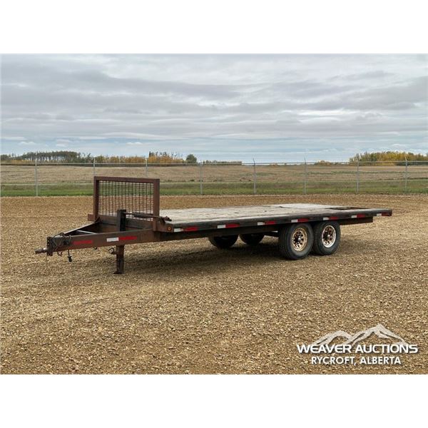 CUSTOM BUILT 20 FT. T/A UTILITY TRAILER