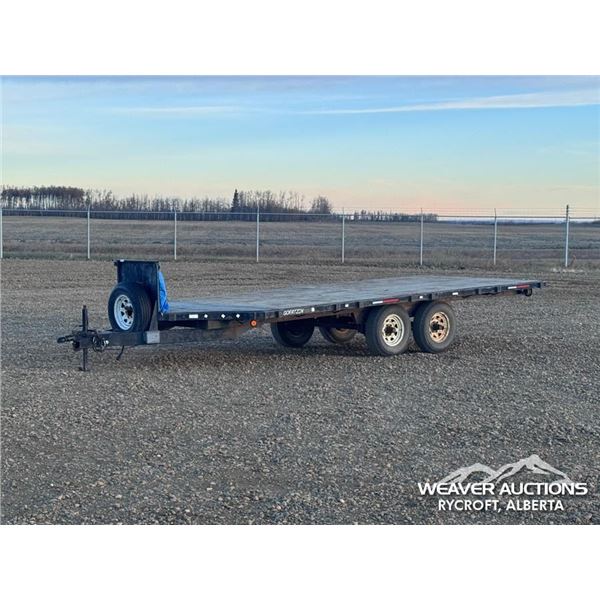 GOERTZEN 20 X 8 FT. T/A FLAT DECK UTILITY TRAILER