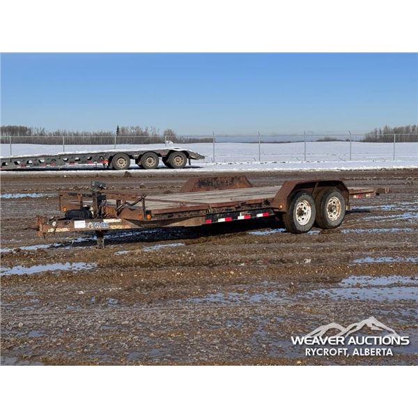 2013 LOAD TRAIL 20 FT. T/A TILT DECK TRAILER