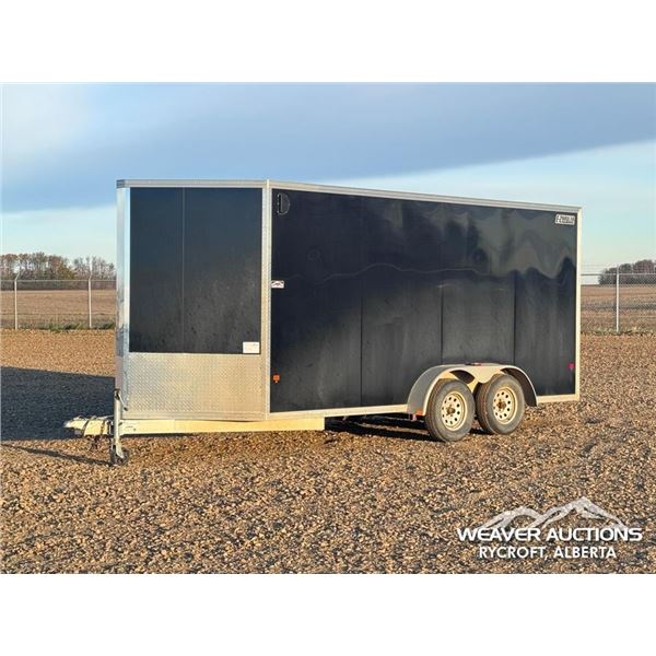 2015 ALCOM 18 FT. T/A ENCLOSED TRAILER