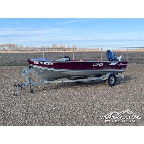 LUND 18 FT. SV18 ALUMINUM FISHING BOAT