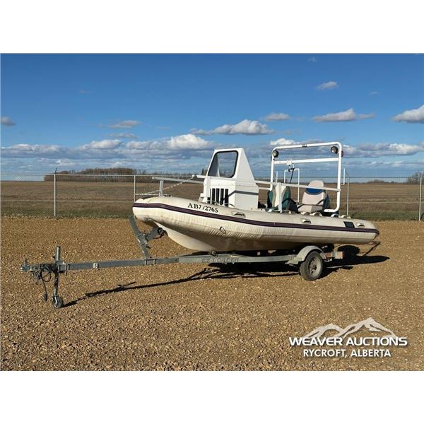 2006 ZODIAK SHARK 16 FT. BOAT