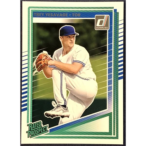 2025 DONRUSS TREY YESAVAGE ROOKIE CARD