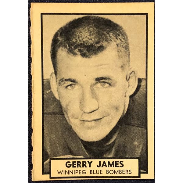 1962 TOPPS CFL GERRY JAMES (HOF)