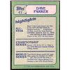Image 2 : 1982 TOPPS DAVE PARKER (HOF)