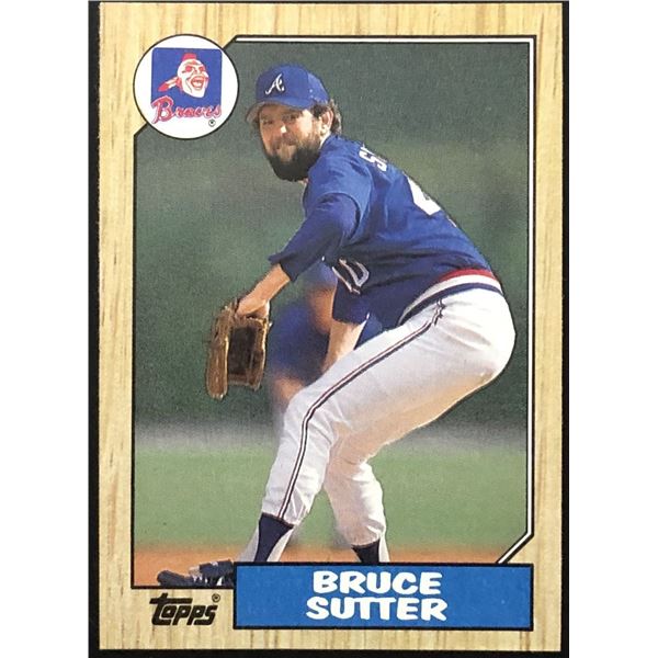 1987 TOPPS BRUCE SUTTER (HOF)