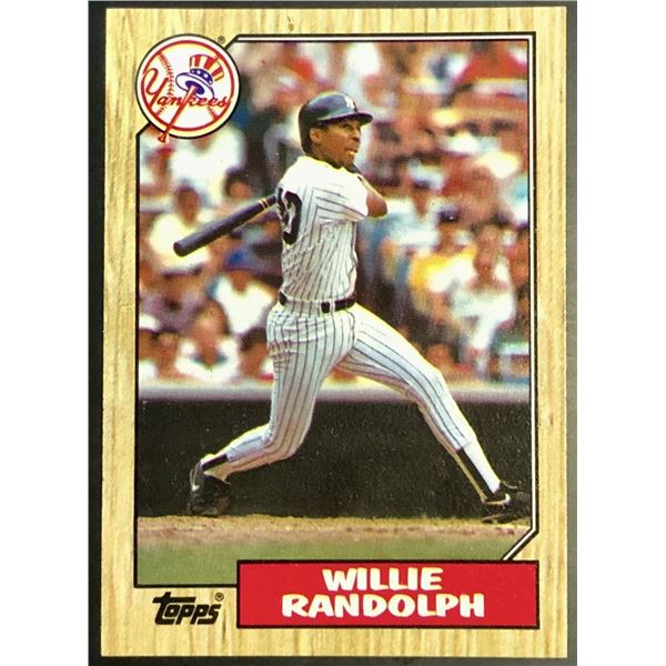 1987 TOPPS WILLIE RANDOLPH