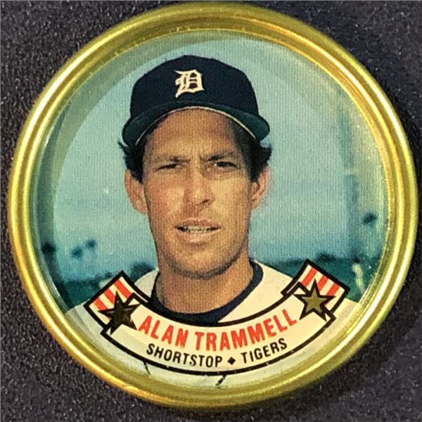 1988 TOPPS BASEBALL COIN - ALAN TRAMMELL (HOF)