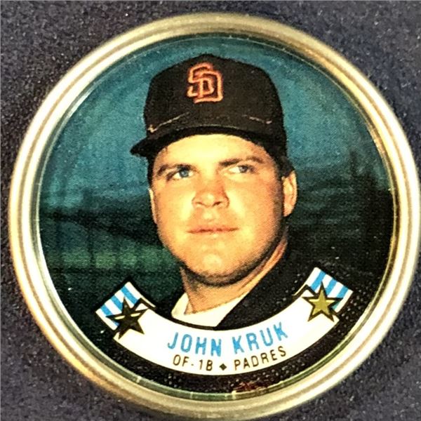 1988 TOPPS BASEBALL COIN - JOHN KRUK