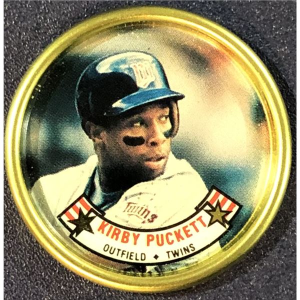 1988 TOPPS BASEBALL COIN - KIRBY PUCKETT (HOF)