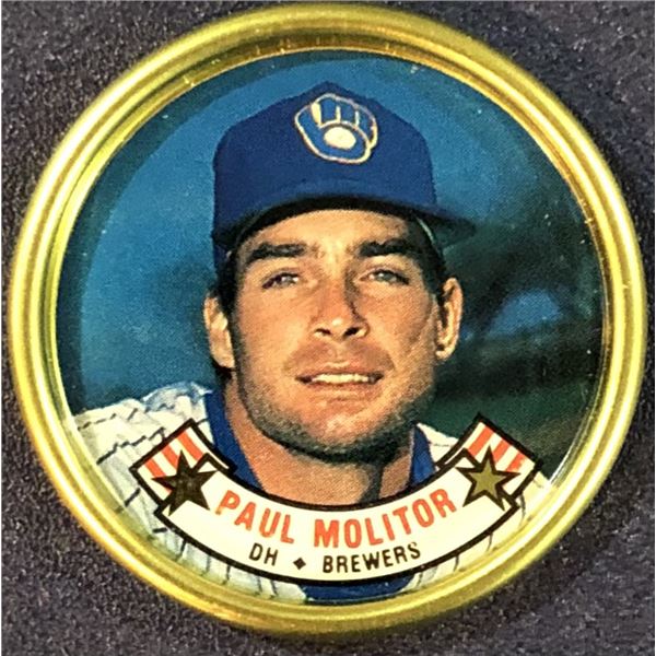 1988 TOPPS BASEBALL COIN - PAUL MOLITOR (HOF)