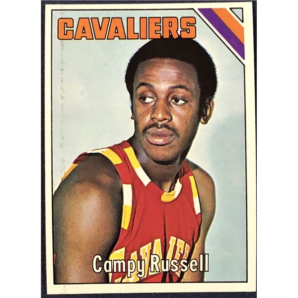 1975-76 TOPPS CAMPY RUSSELL ROOKIE CARD