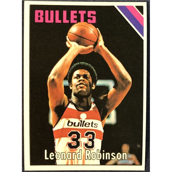 1975-76 TOPPS LEONARD ROBINSON  ROOKIE CARD