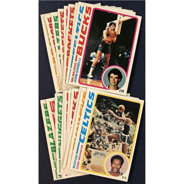 1978-79 TOPPS NBA COLLECTION - 20 CARDS
