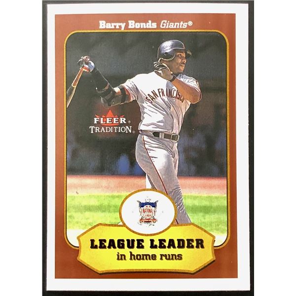 2001 FLEER TRADITION BARRY BONDS
