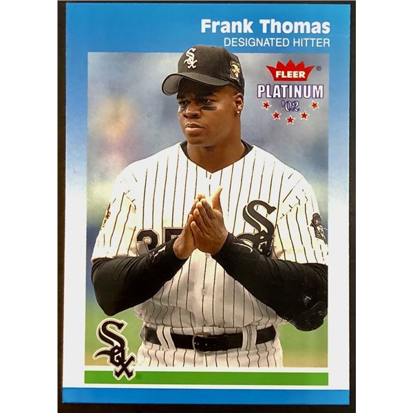 2002 FLEER PLATINUM FRANK THOMAS (HOF)