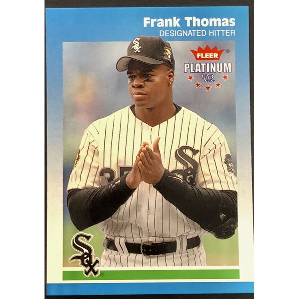2002 FLEER PLATINUM MLB FRANK THOMAS (HOF)