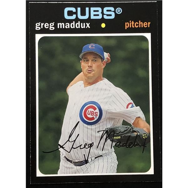 2013 TOPPS HERITAGE GREG MADDUX (HOF)