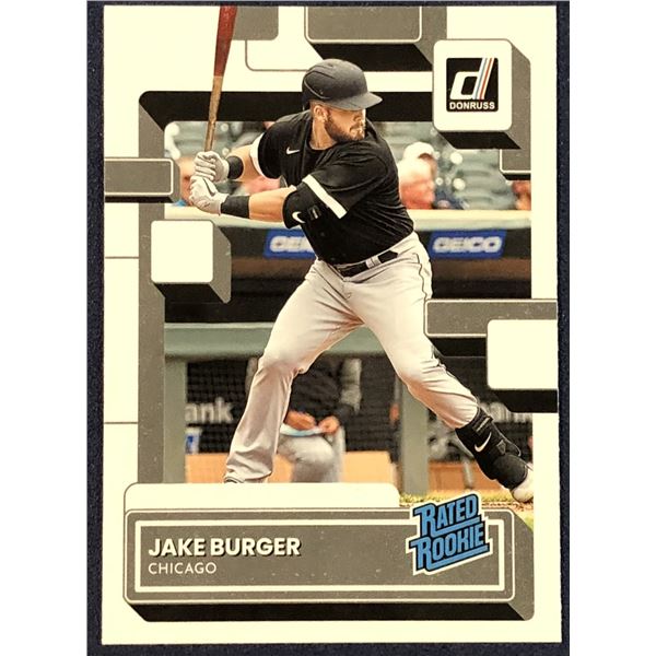 2022 DONRUSS JAKE BURGER ROOKIE CARD