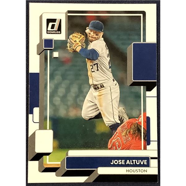 2022 DONRUSS JOSE ALTUVE