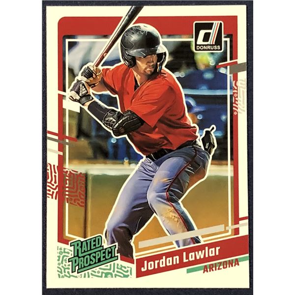 2023 DONRUSS JORDAN LAWLAR ROOKIE CARD