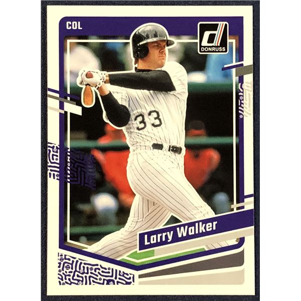 2023 DONRUSS LARRY WALKER (HOF)