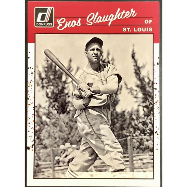 2023 DONRUSS RETRO ENOS SLAUGHTER (HOF)