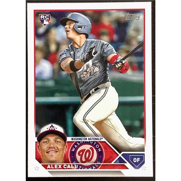 2023 TOPPS ALEX CALL ROOKIE CARD