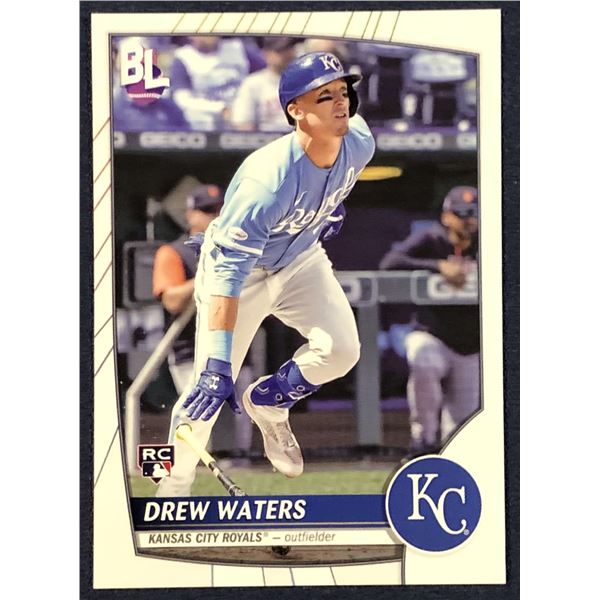 2023 TOPPS DREW WATERS ROOKIE CARD