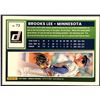 Image 2 : 2025 DONRUSS BROOKS LEE ROOKIE CARD