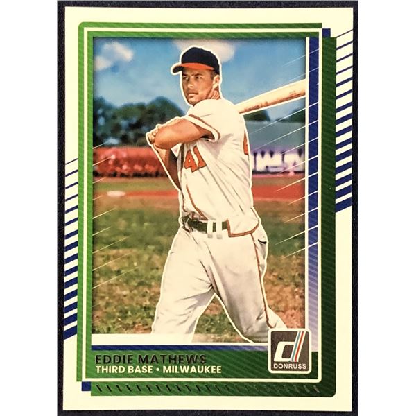 2025 DONRUSS EDDIE MATTHEWS (HOF)