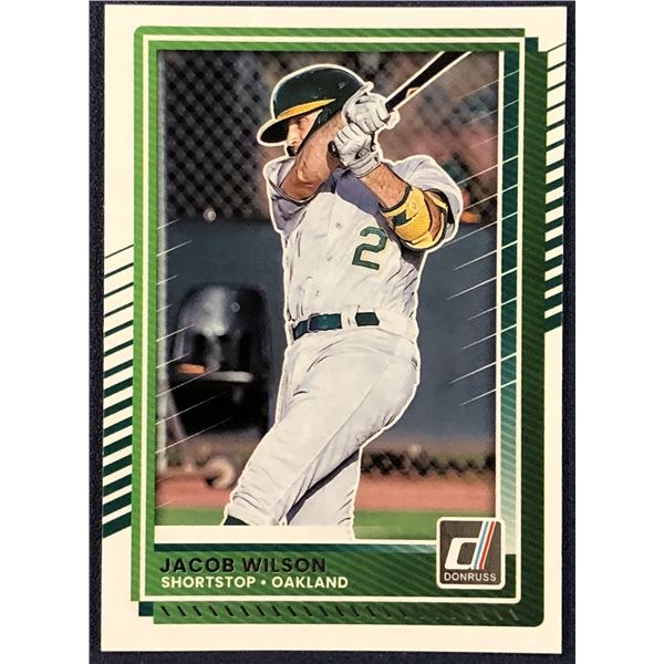 2025 DONRUSS JACOB WILSON ROOKIE CARD