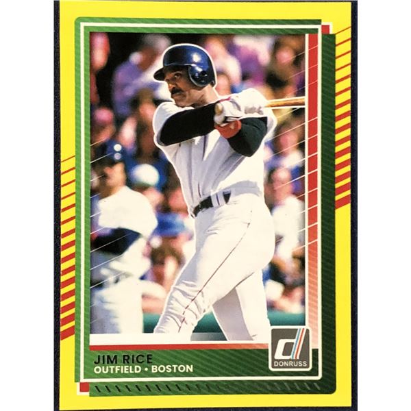 2025 DONRUSS YELLOW SPLASH JIM RICE (HOF)