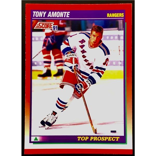 1991-92 SCORE TONY AMONTE ROOKIE CARD