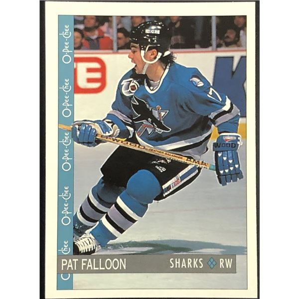 1992-93 O-PEE-CHEE PAT FALLOON ROOKIE CARD