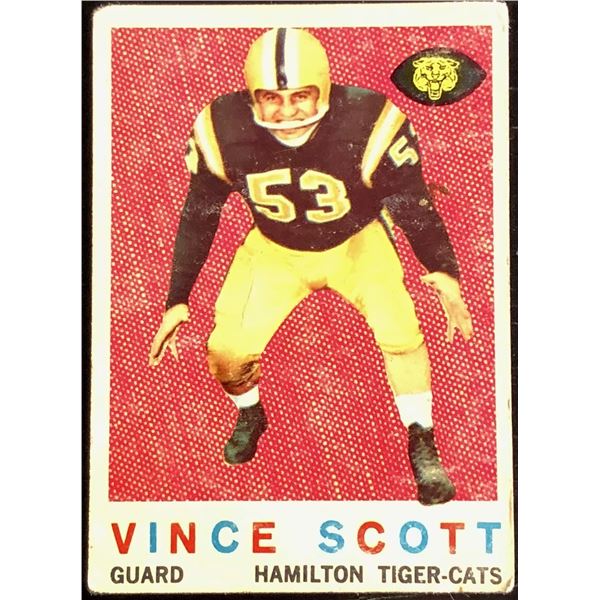 1959 O-PEE-CHEE CFL VINCE SCOTT