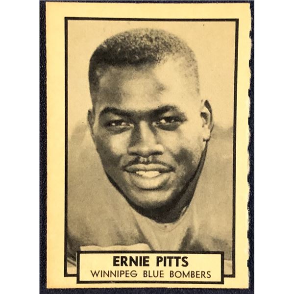 1962 TOPPS CFL ERNIE PITTS (HOF)