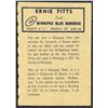 Image 2 : 1962 TOPPS CFL ERNIE PITTS (HOF)