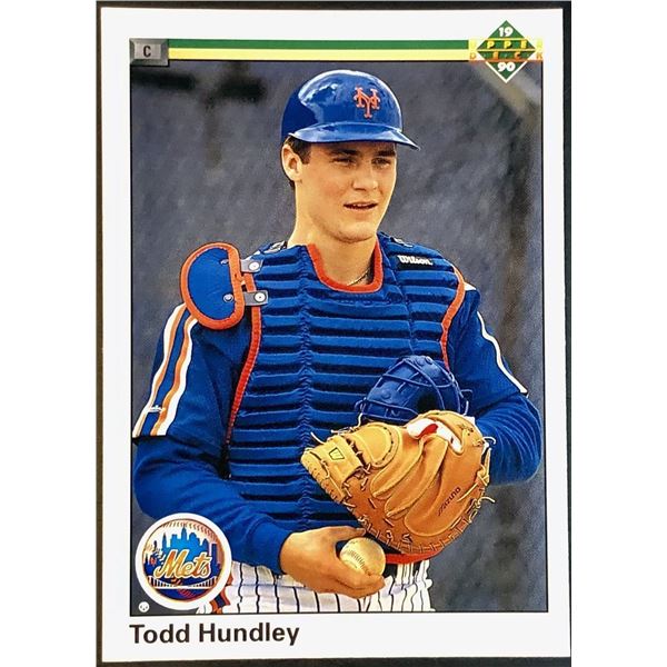 1990 UPPER DECK TODD HUNDLEY ROOKIE CARD