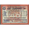 Image 2 : 1991 TOPPS RAY LANKFORD ROOKIE CARD