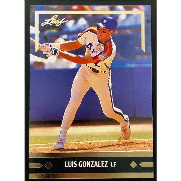 1992 LEAF LUIS GONZALEZ ROOKIE CARD