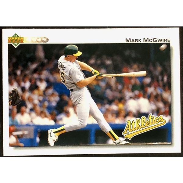 1992 UPPER DECK MARK McGWIRE