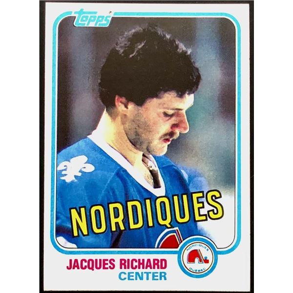 1981-82 TOPPS JACQUES RICHARD